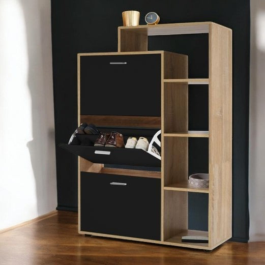 TST_17 خزانة أحذية معاصرة بماكنيزم 80*120*30