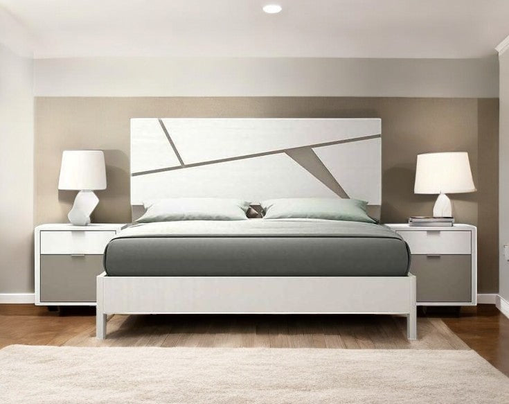 BAC_3 سرير مودرن مع 2 كمود