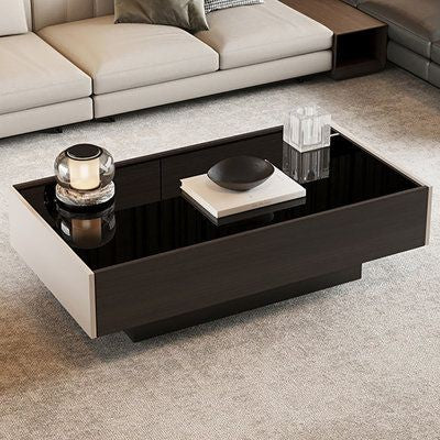 Coffee Table - 40 x 50 x 100 cm - Grey & White - CT3