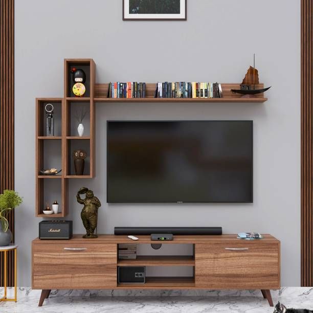 Tv Unit - 50 x 40 x 160 cm - Wood - MT102