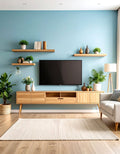 Tv Unit - 50 x 40 x 200 cm - Wood - MT116