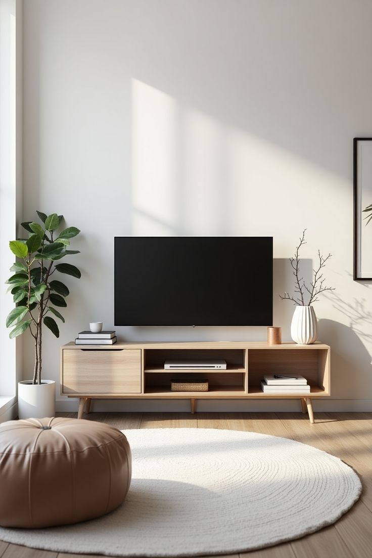 Tv Unit - 50 x 40 x 160 cm - Wood - MT35