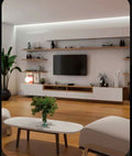 Tv Unit - 50 x 40 x 200 cm - Woody & White - MT67
