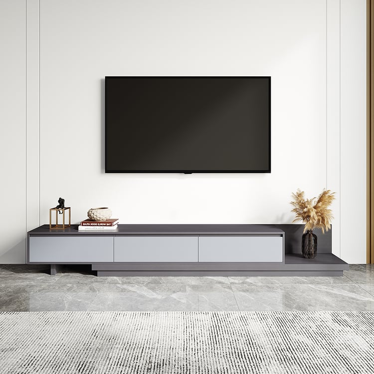 Tv Unit - 40 x 40 x 240 cm - Grey - MT76
