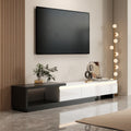 Tv Unit - 40 x 40 x 250 cm - Black & White - MT79