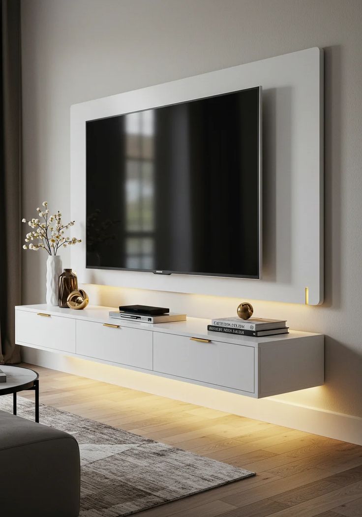 Tv Unit - 25 x 35 x 150 cm - White - MT88