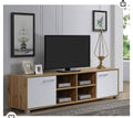 Tv Unit - 45 x 40 x 200 cm - Woody & White - MT90