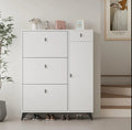 Shoe Rack - 125 x 100 x 30 cm - White - SC27