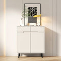 Shoe Rack - 110 x 80 x 40 cm - Light Grey & White - SC29