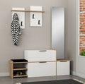 Shoe Rack - 80 x 160 x 40 cm - White Wood - SC49