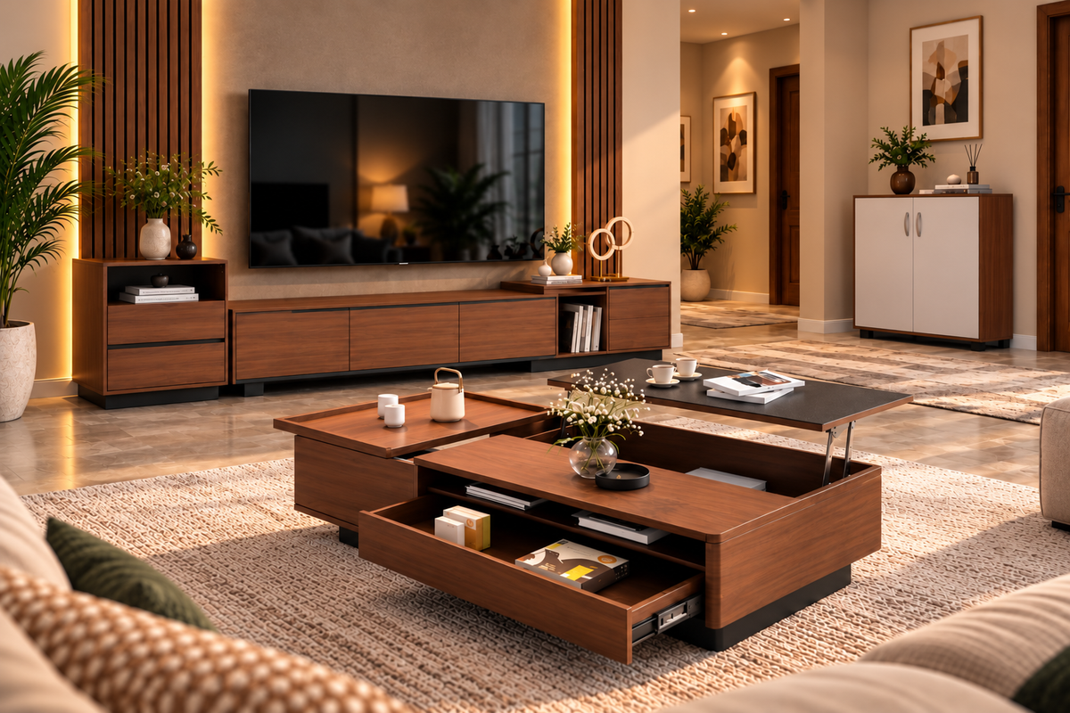 GLR_13 Brown Living Set 3 pieces