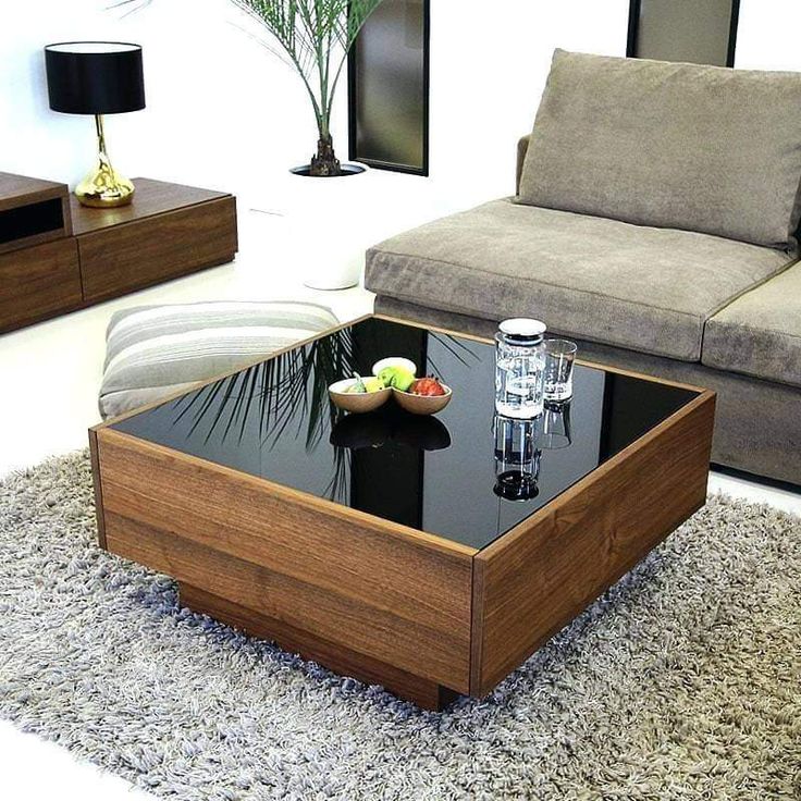 Coffee Table - 40 x 80 x 80 cm - Wood - CT37