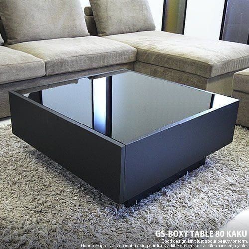 Coffee Table - 40 x 80 x 80 cm - black - CT58