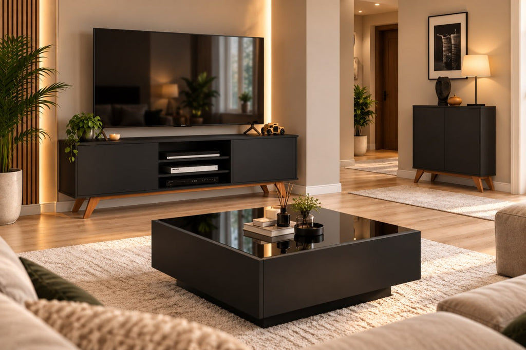 GLR_10 Black Living Set 3 pieces